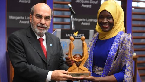 NTV’s Zeynab Wandati receives FAO’s A.H Boerma Award in Italy